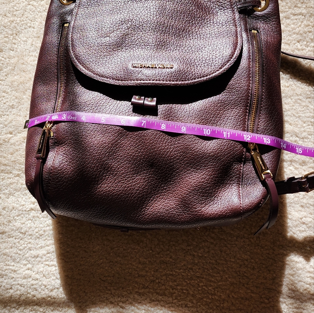 Michael Kor's Large Leather Backpack.